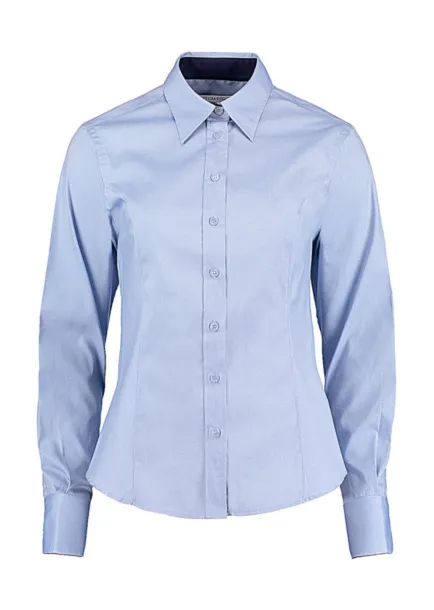  Women's Tailored Fit Premium Contrast Oxford Shirt - Kustom Kit