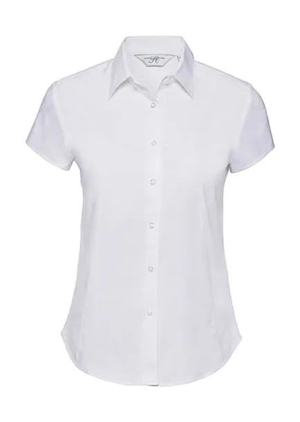  Ladies' Easy Care Fitted Shirt - Russell Collection Bijela