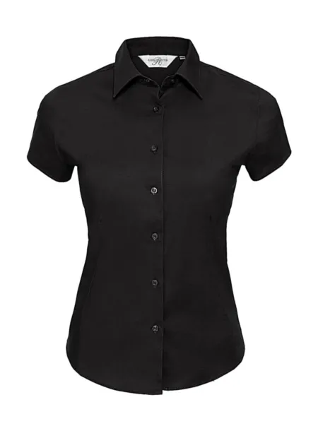  Ladies' Easy Care Fitted Shirt - Russell Collection Black