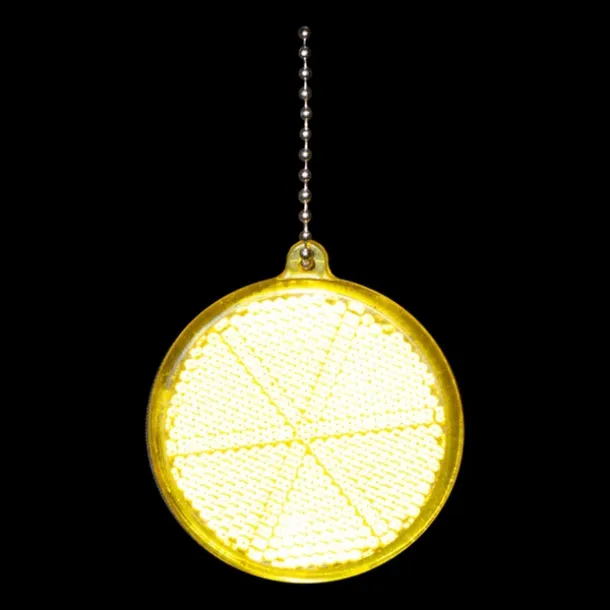 CIRCLE REFLECT key ring Yellow