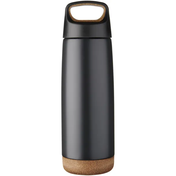 Valhalla 600 ml copper vacuum insulated sport bottle Solid black