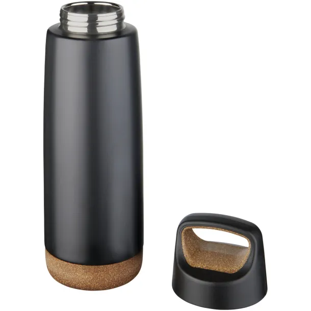 Valhalla 600 ml copper vacuum insulated sport bottle Solid black