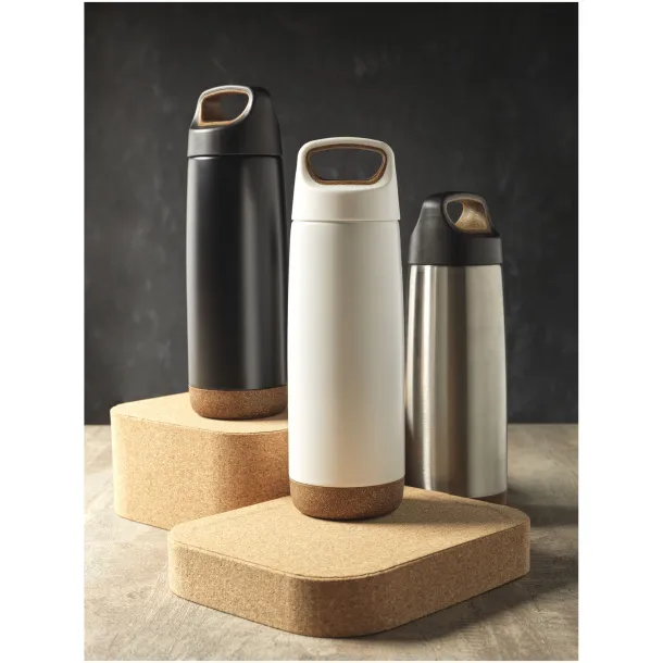 Valhalla 600 ml copper vacuum insulated sport bottle Silver