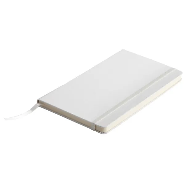 SEGOVIA notebook with clear pages 90x140 / 160 pages White