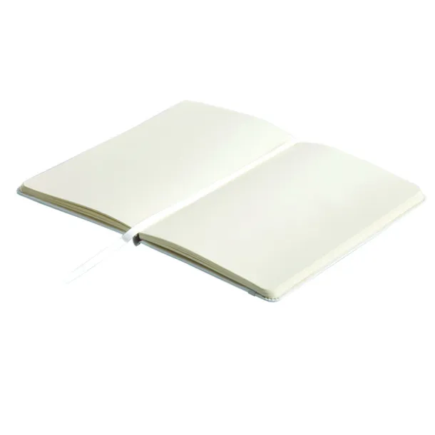SEGOVIA notebook with clear pages 90x140 / 160 pages White
