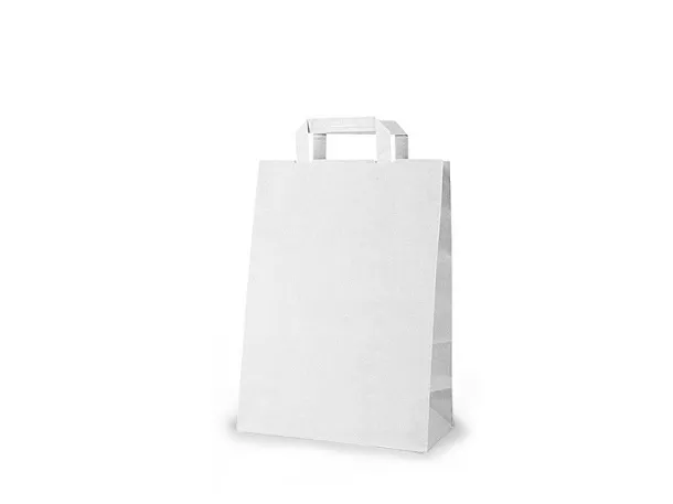 POPPY 2 paper bag White