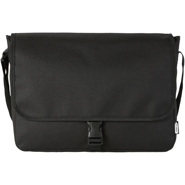 Omaha RPET shoulder bag Solid black