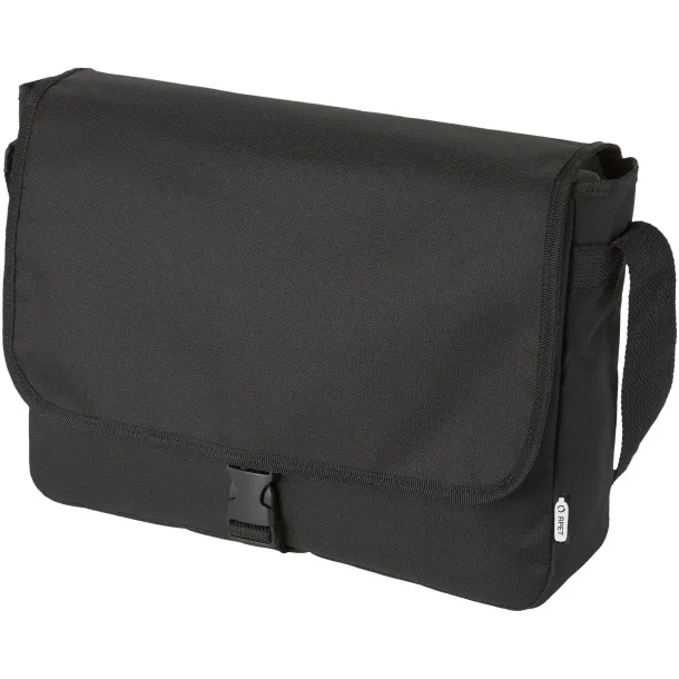 Omaha RPET shoulder bag Solid black