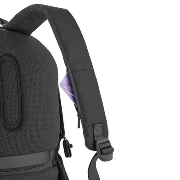  Bobby Soft, RPET anti-theft backpack for 15,6" laptop black