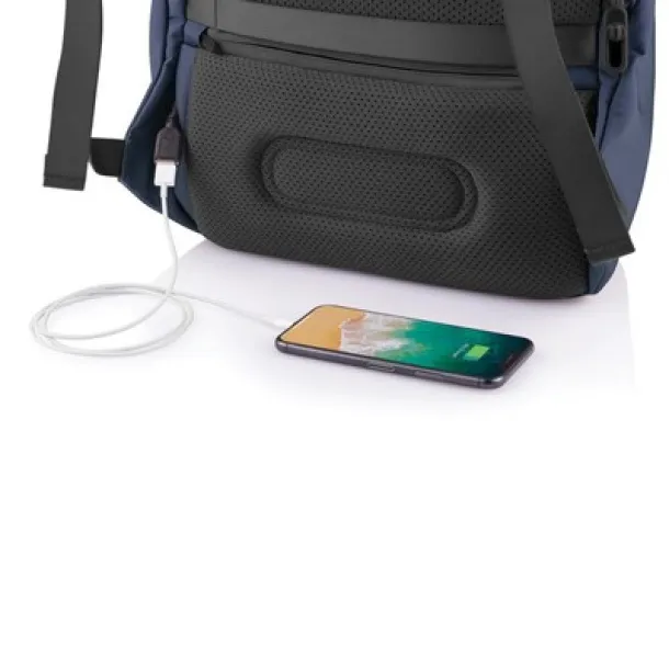  Bobby Soft RPET anti-theft ruksak za 15,6" laptop navy blue