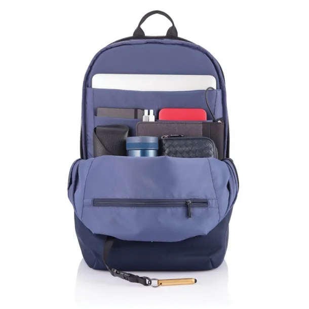  Bobby Soft RPET anti-theft ruksak za 15,6" laptop navy blue