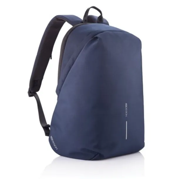  Bobby Soft, RPET anti-theft backpack for 15,6" laptop navy blue