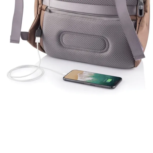  Bobby Soft RPET anti-theft ruksak za 15,6" laptop brown