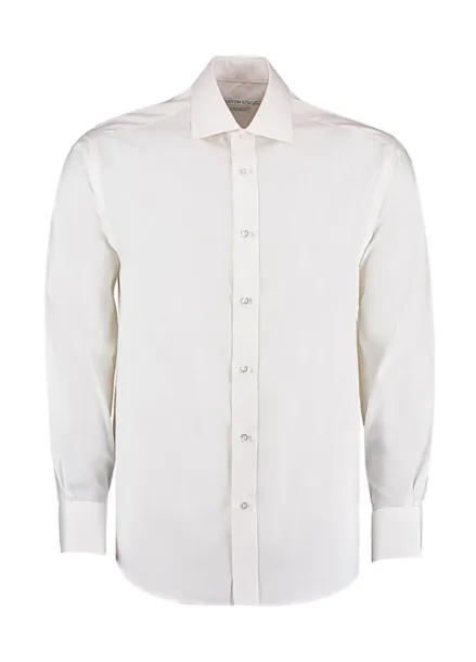  Classic Fit Premium Cutaway Oxford Shirt - Kustom Kit Bijela