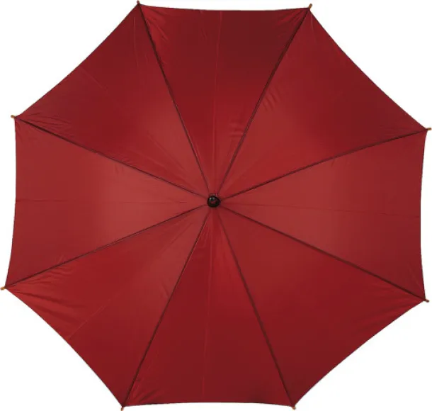  Polyester (190T) umbrella Kelly burgundy