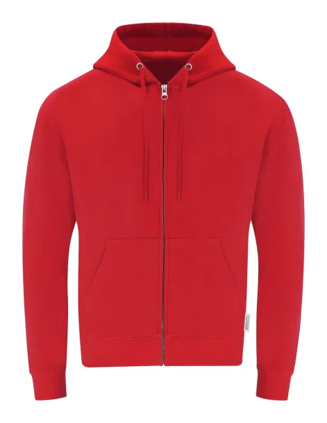 Reverie hoodie s patentnim zatvaračem, 280 g/m2 Crvena