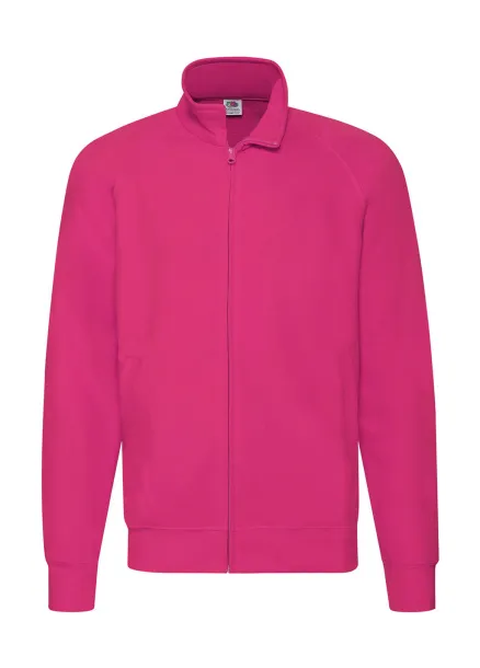  Lightweight Sweat Jacket - Fruit of the Loom Fuchsia