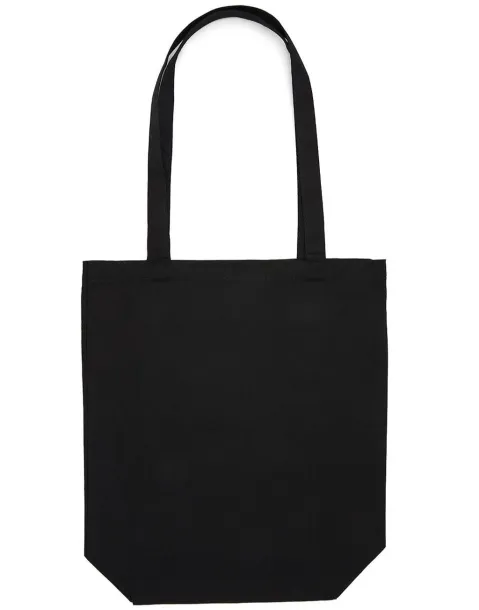  Pamučna torba s dugim ručkama, 340 g/m² - SG Accessories - BAGS Crna