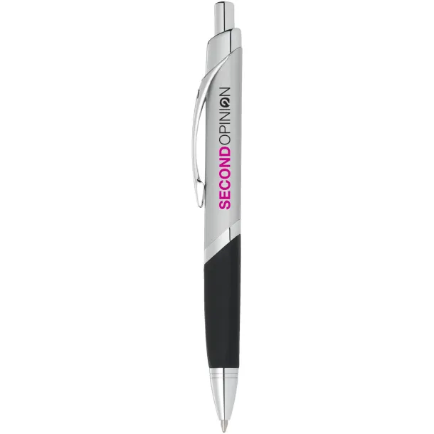 Sobee triangular-shaped ballpoint pen - Bullet Silver Crna