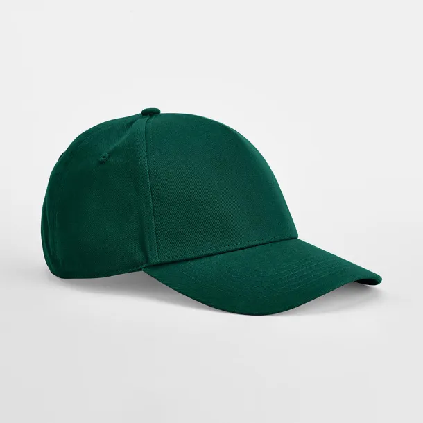 EarthAware® Clas. Org. Cotton 5 Panel Cap - Beechfield Bottle Green