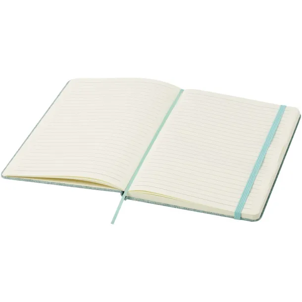 Ramona A5 notes od pamuka Heather green