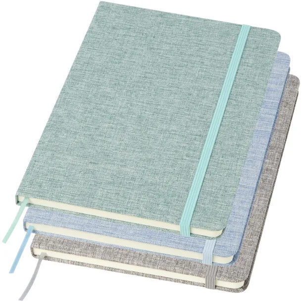 Ramona A5 notes od pamuka Heather green