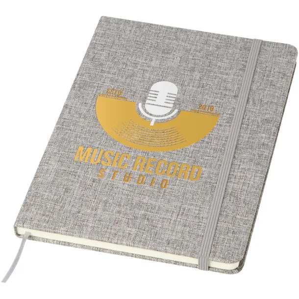 Ramona A5 cotton notebook Grey