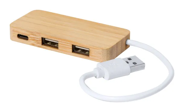 BooHub USB hub Prirodna