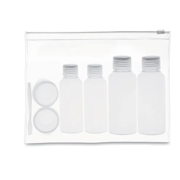 AIRPRO Travelling pouch with bottles Transparent