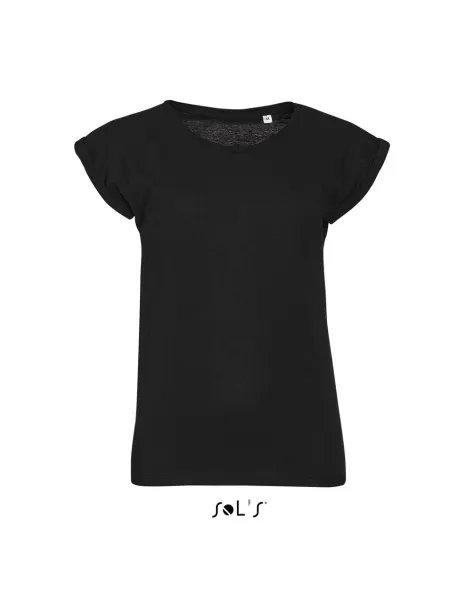  SOL'S MELBA - WOMEN’S ROUND NECK T-SHIRT - SOL'S Black