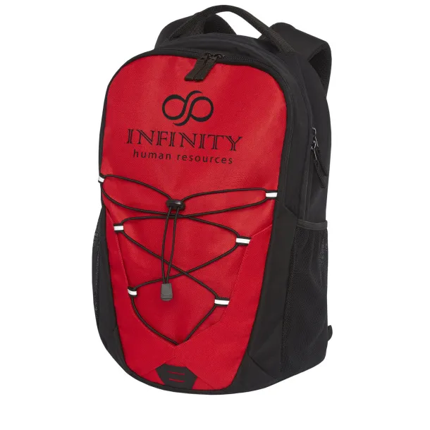 Trails backpack Red Solid black