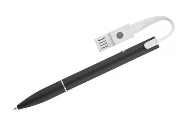 CHARGE kemijska olovka s USB kabelom BLACK