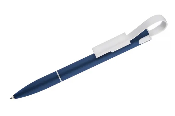 CHARGE kemijska olovka s USB kabelom Nebeski plava