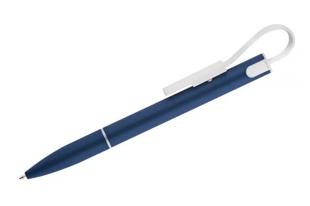 CHARGE Ball pen with USB cable Blue