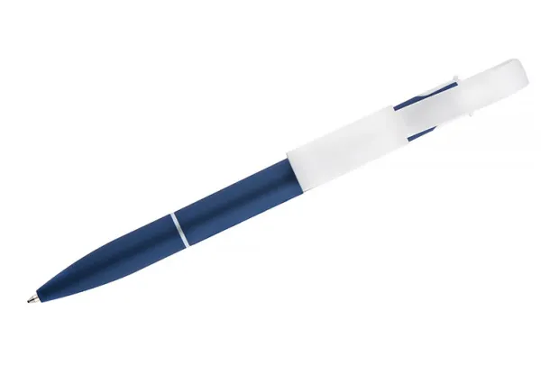 CHARGE kemijska olovka s USB kabelom Nebeski plava
