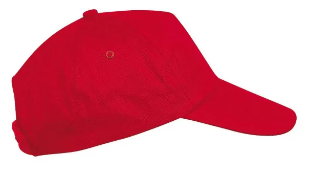  FIRST KIDS - KIDS' 5 PANEL CAP - K-UP Red