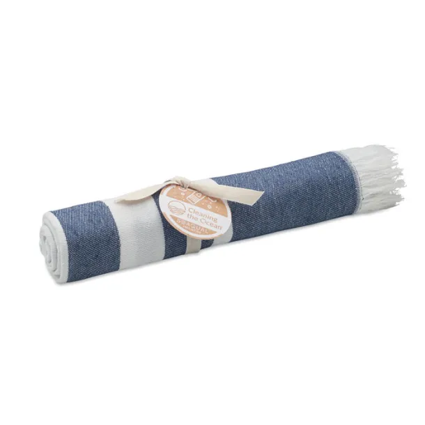 WAVE SEAQUAL® hammam towel 100x170 Blue