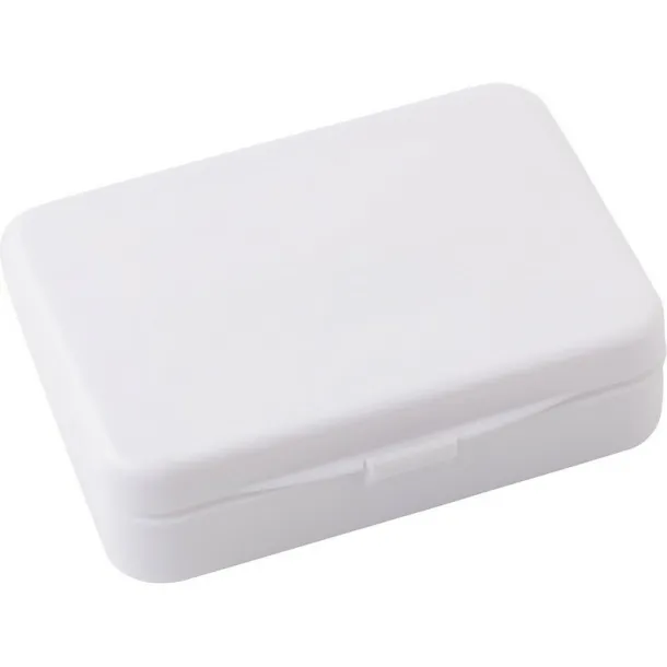  First aid kit in plastic case, 23 pcs white