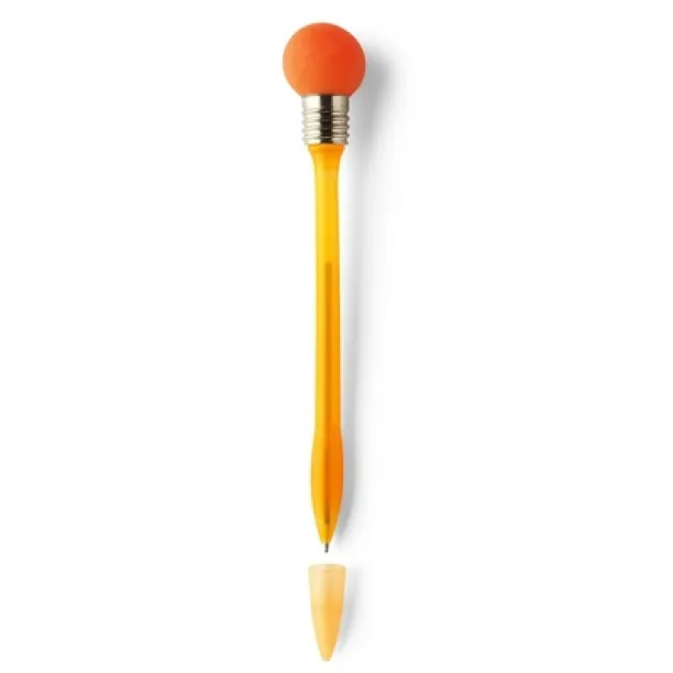  Ball pen "light bulb" with cap Narančasta