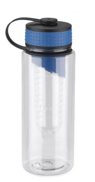 FRUGT Water bottle with fruit container  800 ml Nebaski plava