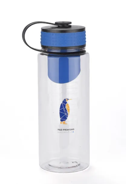 FRUGT Water bottle with fruit container  800 ml Nebaski plava