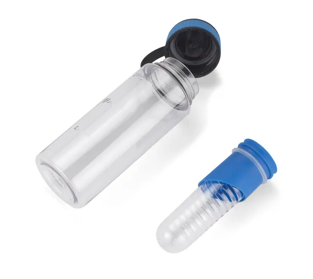 FRUGT Water bottle with fruit container  800 ml Nebaski plava