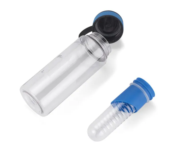 FRUGT Water bottle with fruit container  800 ml Nebaski plava