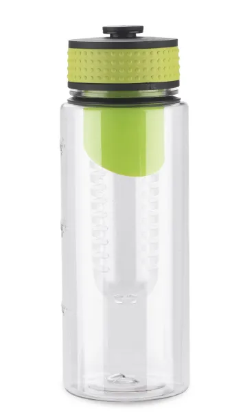 FRUGT Water bottle with fruit container  800 ml Light green