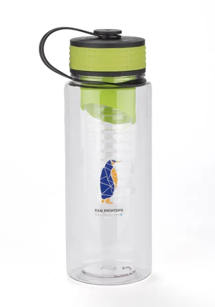 FRUGT Water bottle with fruit container  800 ml Light green