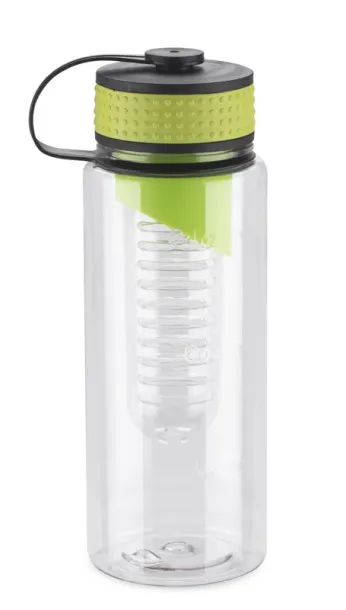 FRUGT Water bottle with fruit container  800 ml zielony jasny