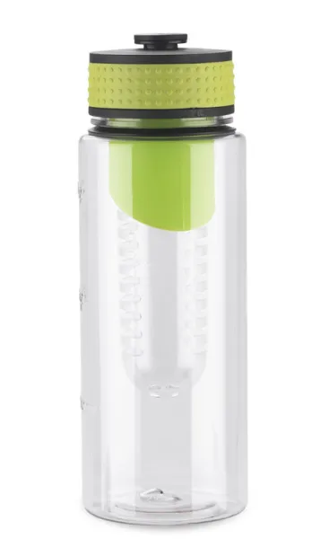 FRUGT Water bottle with fruit container  800 ml Svijetlo zelena