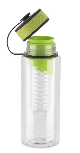 FRUGT Water bottle with fruit container  800 ml Light green