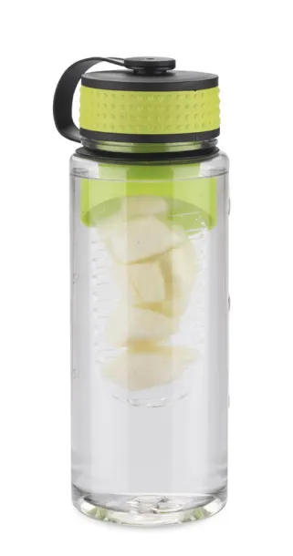 FRUGT Water bottle with fruit container  800 ml Light green