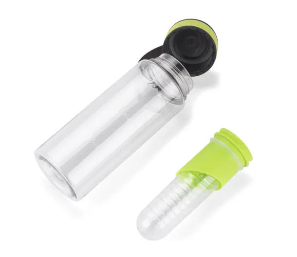 FRUGT Water bottle with fruit container  800 ml zielony jasny